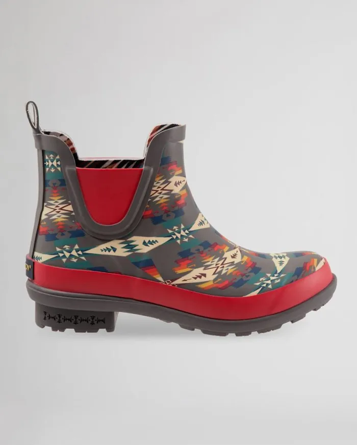 Women TUCSON CHELSEA RAIN BOOTS Grey Pendleton Boots