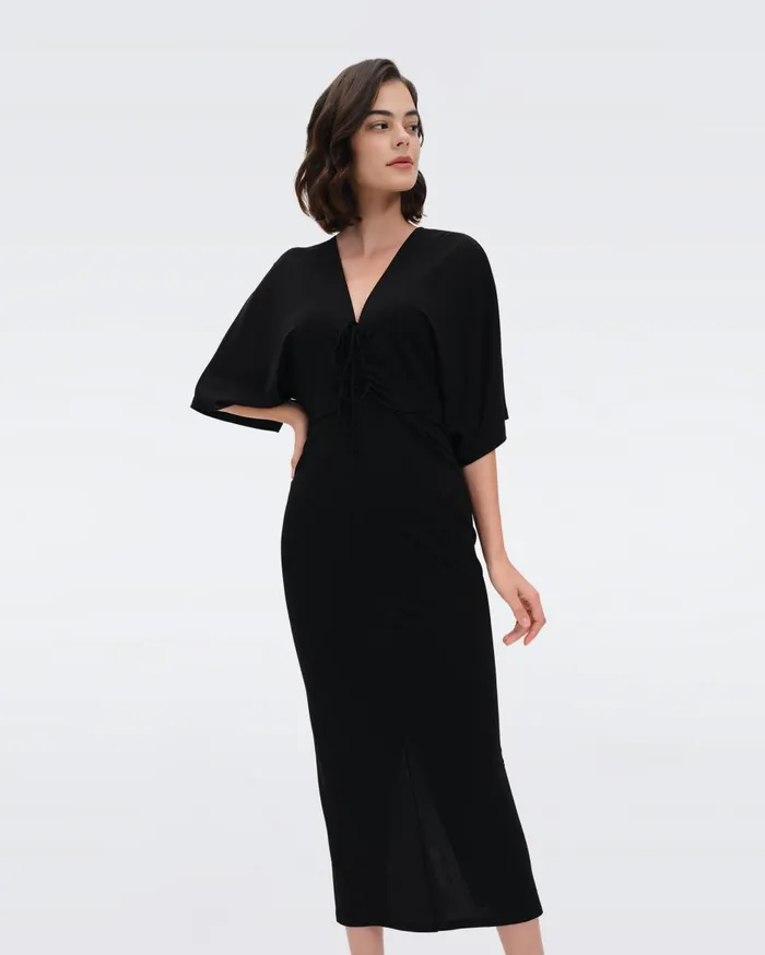 Women Valerie Dress Black DVF Dresses