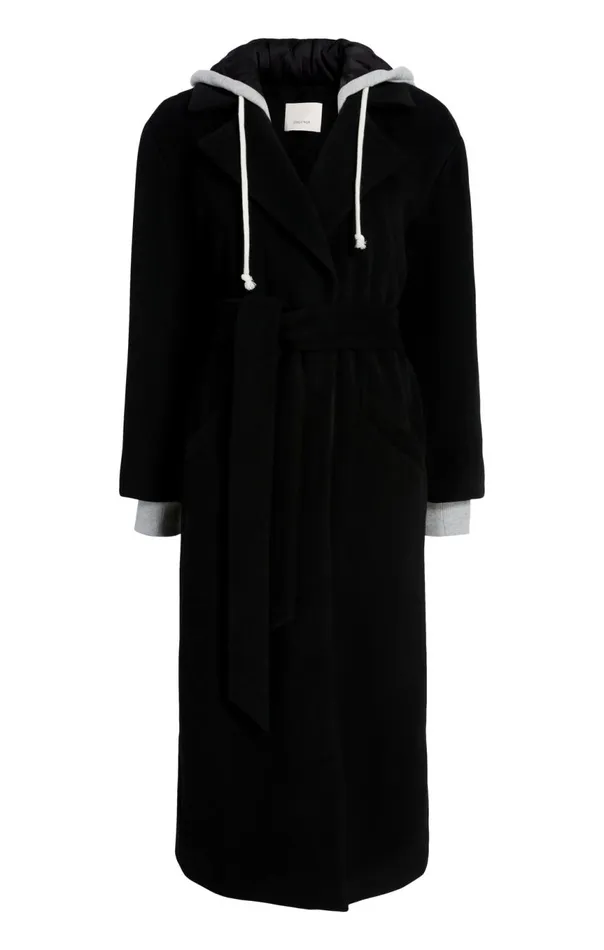 Women Vander Coat Blackheathergrey Cinq Sept Jackets