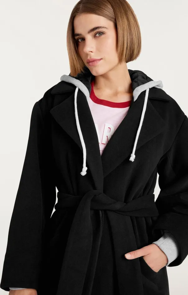 Women Vander Coat Blackheathergrey Cinq Sept Jackets