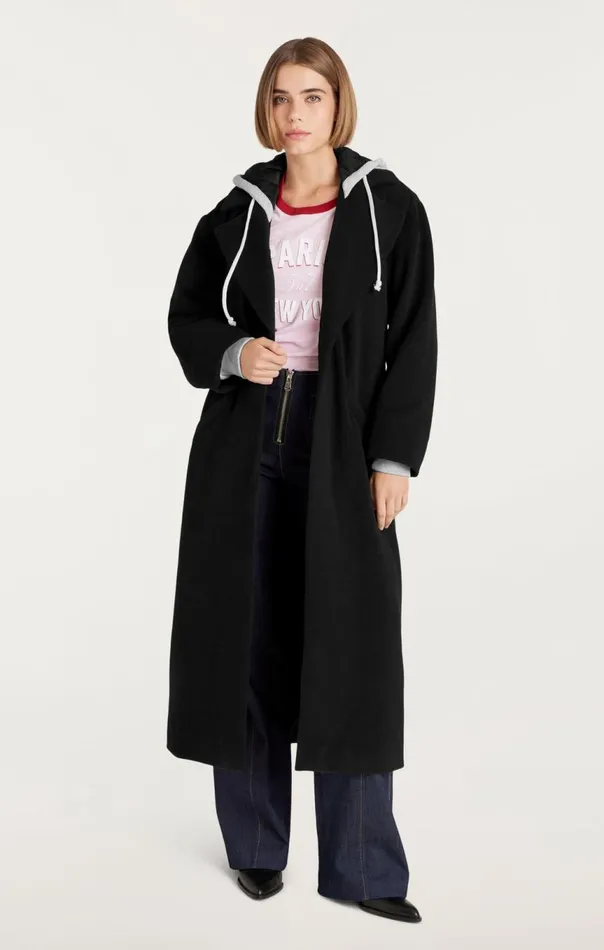 Women Vander Coat Blackheathergrey Cinq Sept Jackets