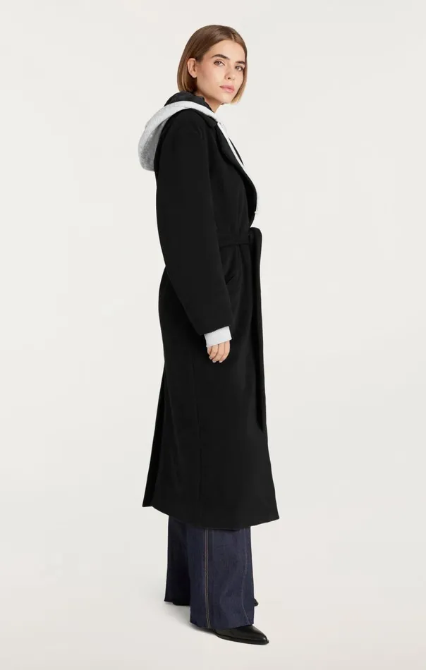 Women Vander Coat Blackheathergrey Cinq Sept Jackets