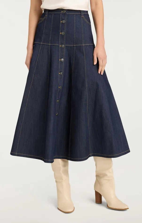 Women Veena Skirt Indigo Cinq Sept Skirts