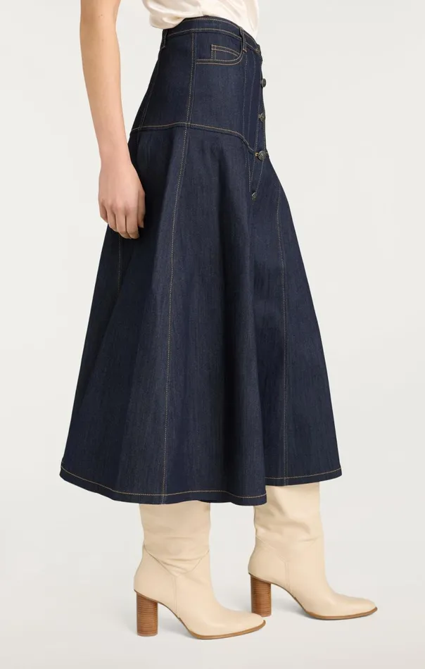 Women Veena Skirt Indigo Cinq Sept Skirts