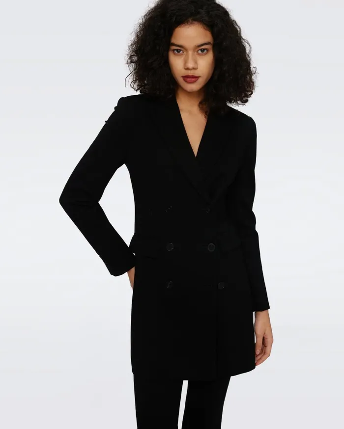 Women Virginia Blazer Dress Black DVF Dresses