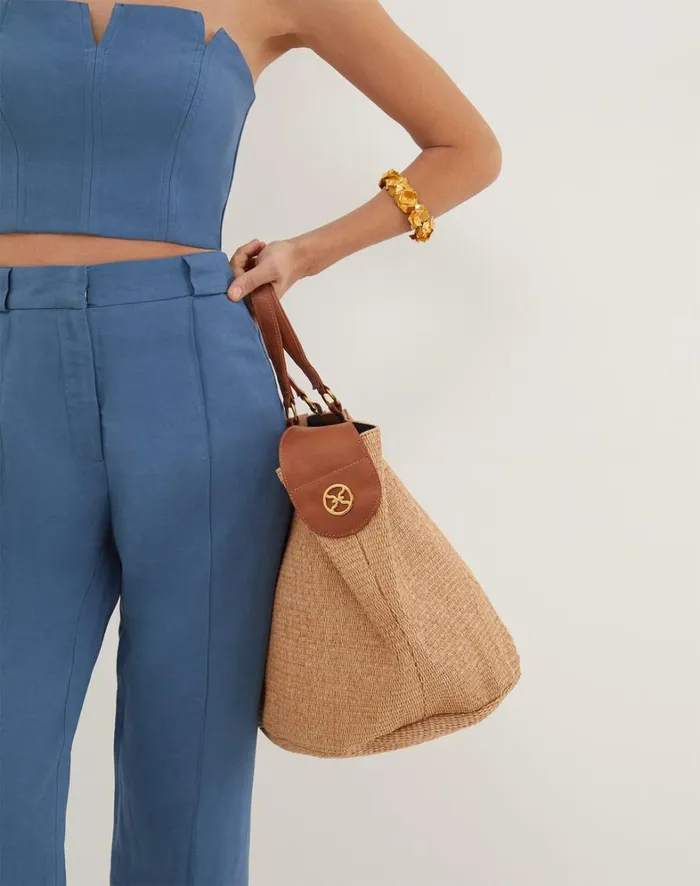 Women ViX Paula Hermanny Bags Biarritz Bag 8211 Natural