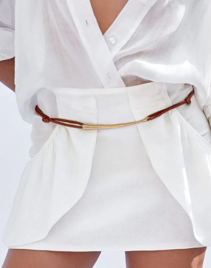 Women ViX Paula Hermanny Belts Mandy Belt 8211 Brown
