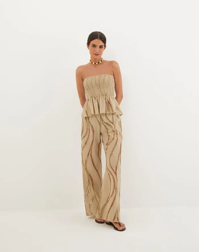 Women ViX Paula Hermanny Bottoms Babi Pants 8211 Santal