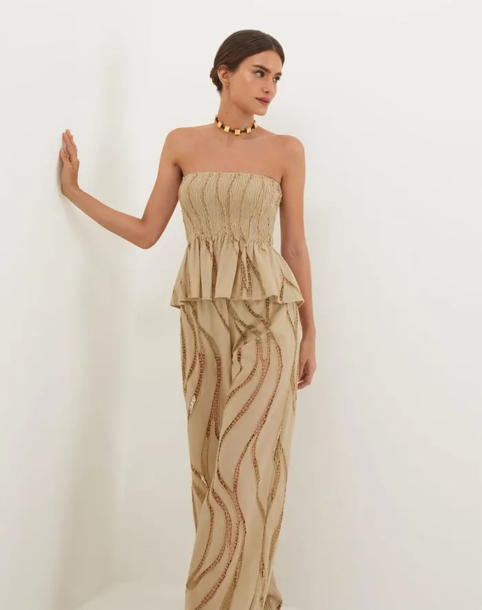 Women ViX Paula Hermanny Bottoms Babi Pants 8211 Santal