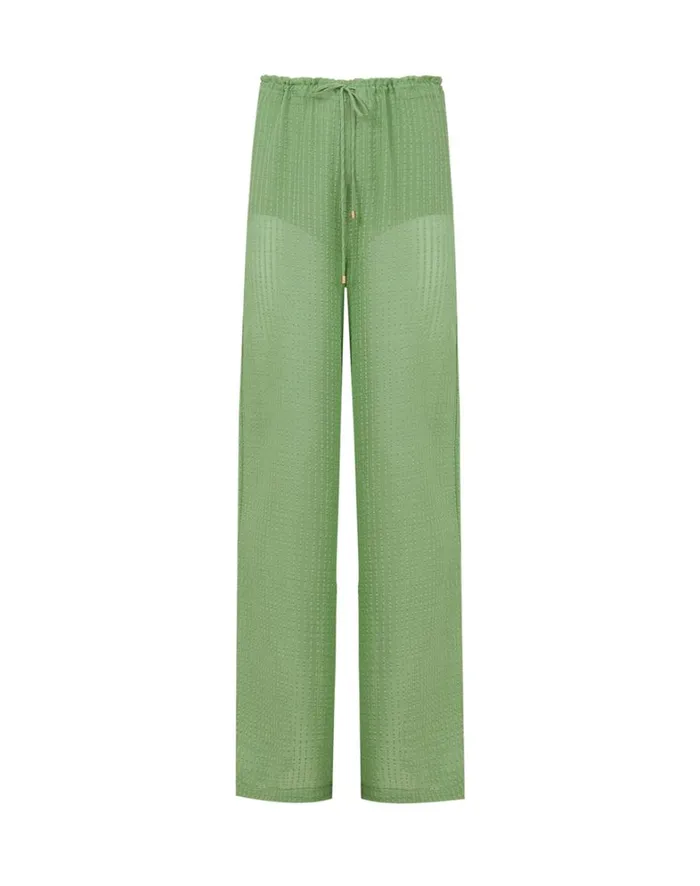 Women ViX Paula Hermanny Bottoms Bianca Pants 8211 Aloe