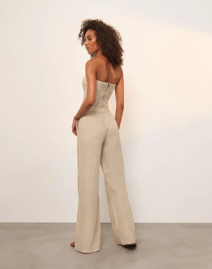 Women ViX Paula Hermanny Bottoms Ester Pants 8211 Natural