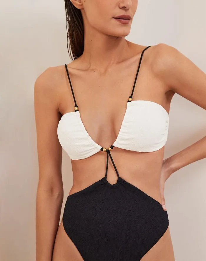Women ViX Paula Hermanny Bottoms Firenze Gi One Piece 8211 White