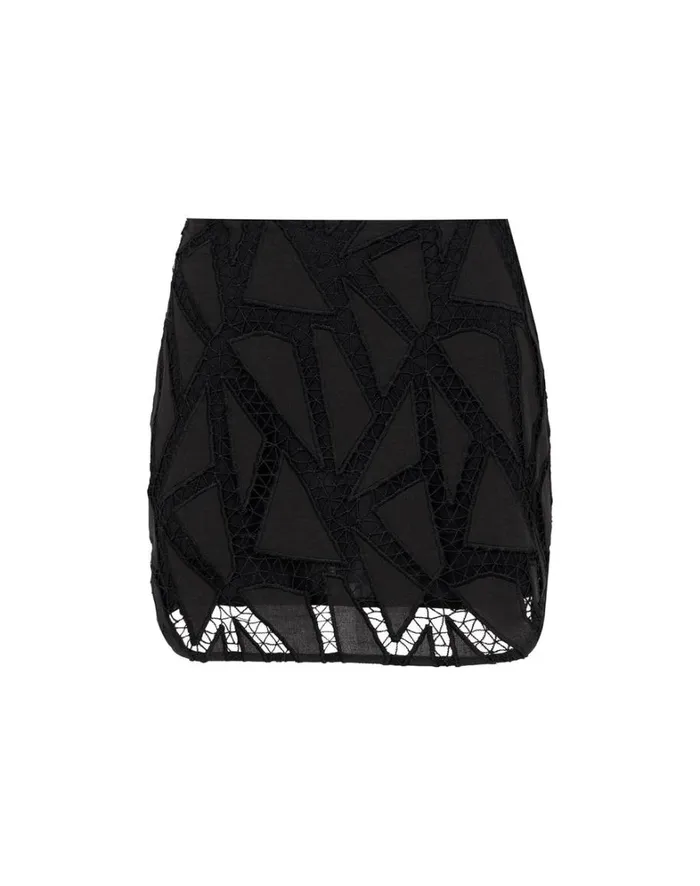 Women ViX Paula Hermanny Bottoms Luna Mini Skirt 8211 Black
