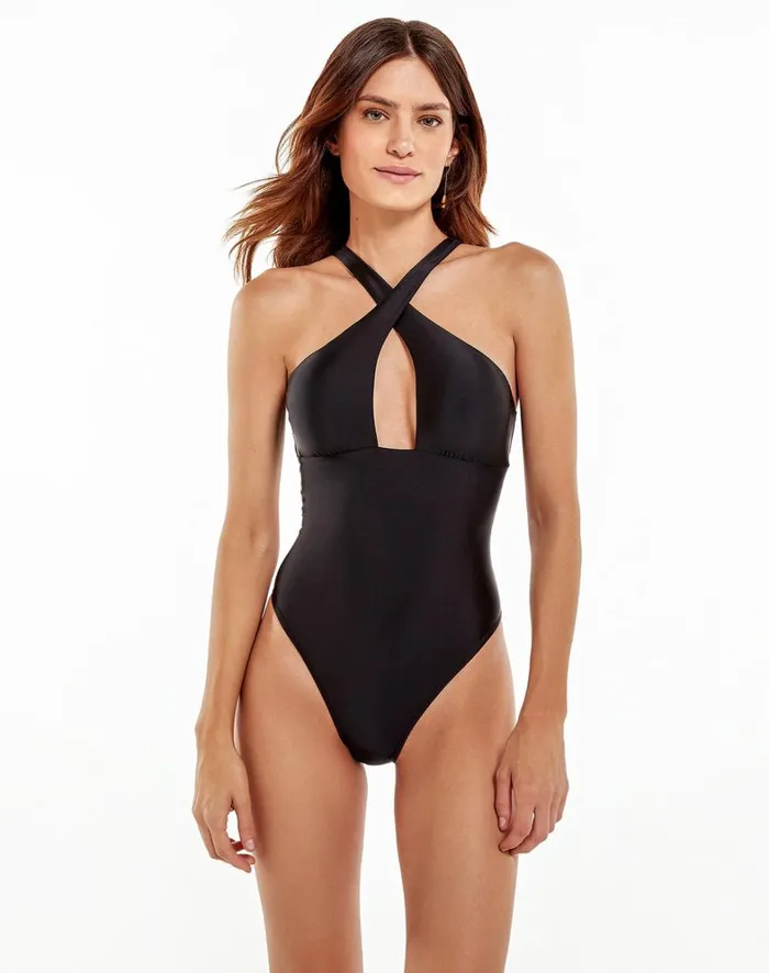 Women ViX Paula Hermanny Bottoms Noemie One Piece 8211 Black