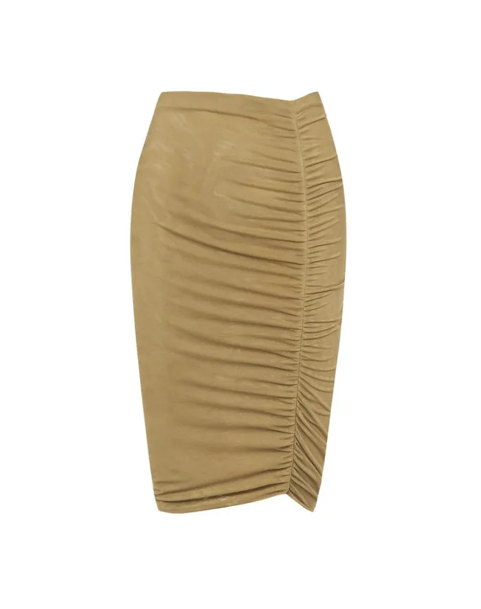 Women ViX Paula Hermanny Cover Ups Frida Midi Skirt 8211 Olivine