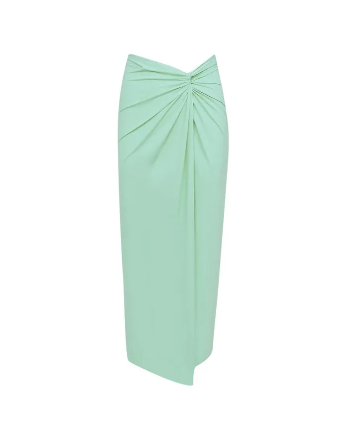 Women ViX Paula Hermanny Cover Ups Karen Midi Skirt 8211 Aqua