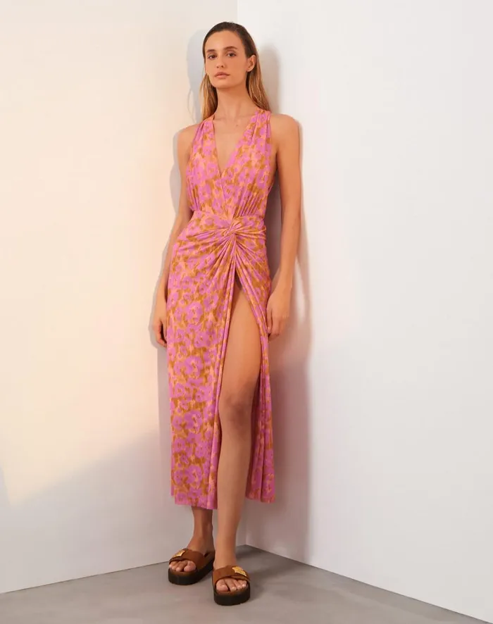 Women ViX Paula Hermanny Cover Ups Karina Midi Cover Up 8211 Mosqueta