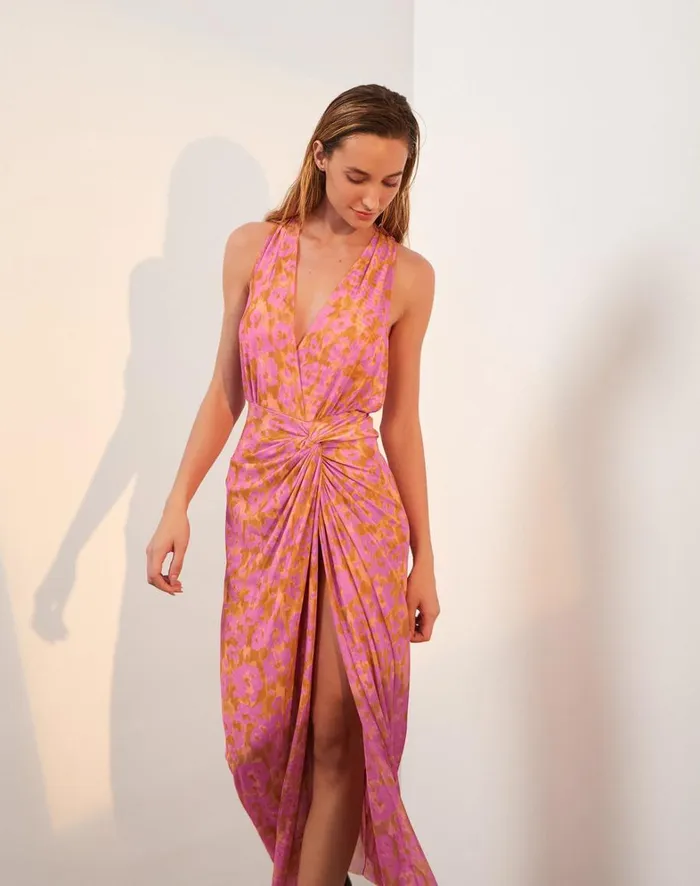Women ViX Paula Hermanny Cover Ups Karina Midi Cover Up 8211 Mosqueta