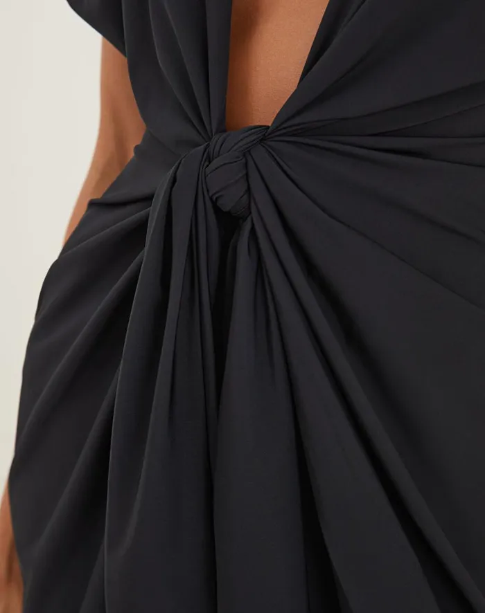 Women ViX Paula Hermanny Cover Ups Sasha Short Cover Up 8211 Black