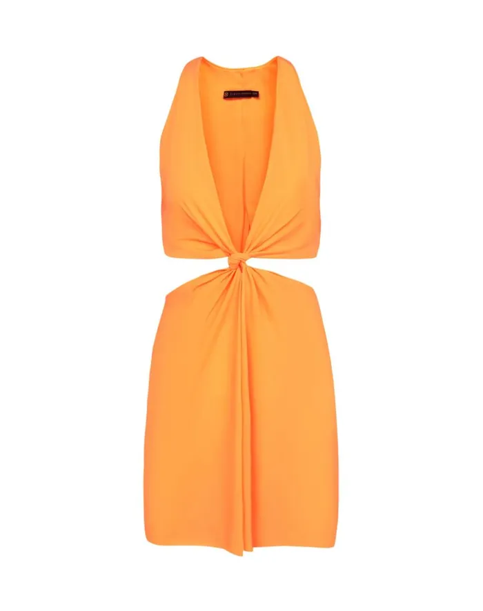 Women ViX Paula Hermanny Cover Ups Tracy Short Cover Up 8211 Mandarin