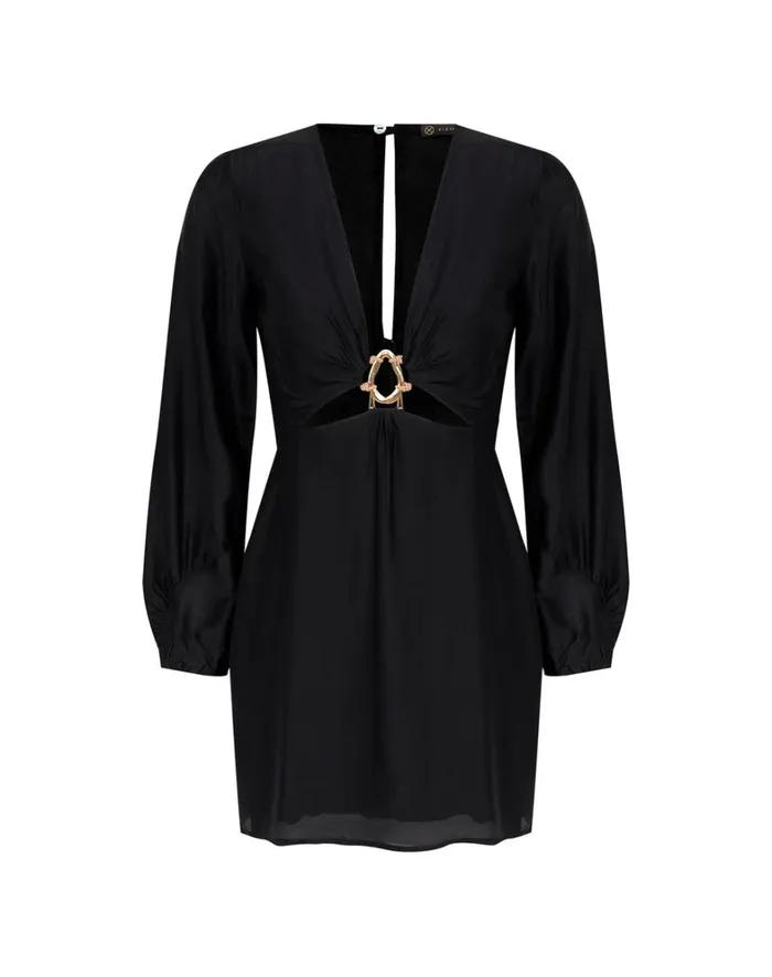 Women ViX Paula Hermanny Dresses Adalia Short Dress 8211 Black