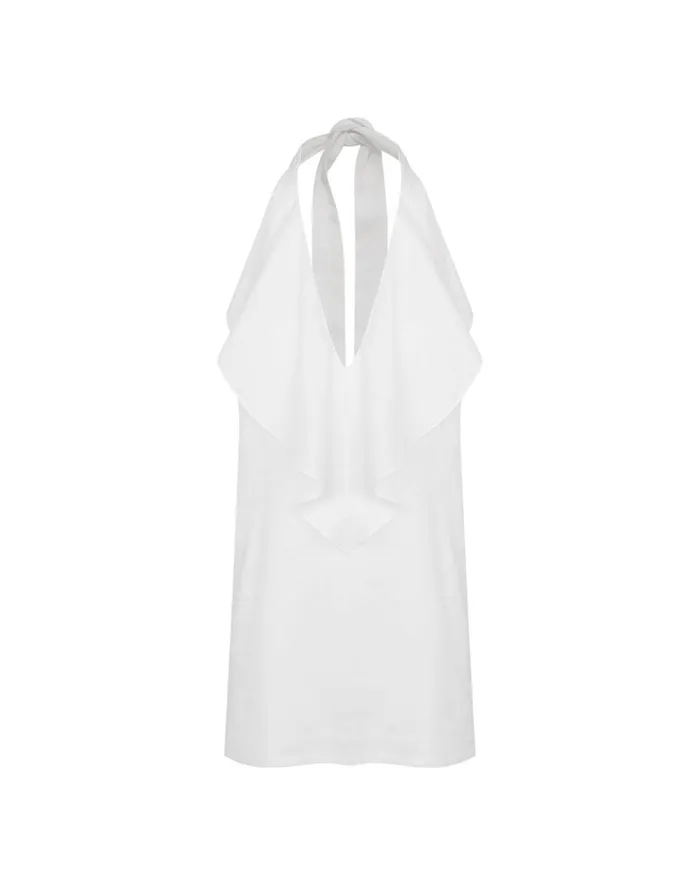 Women ViX Paula Hermanny Dresses Gaia Short Dress 8211 Off White