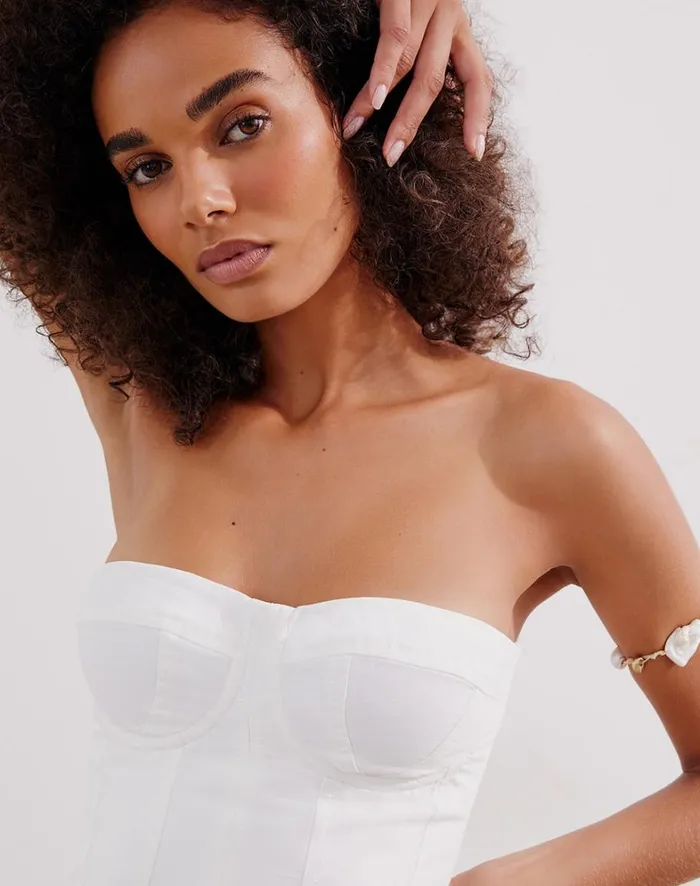 Women ViX Paula Hermanny Dresses Inara Midi Dress 8211 Off White