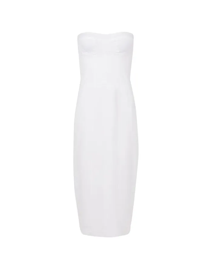 Women ViX Paula Hermanny Dresses Inara Midi Dress 8211 Off White
