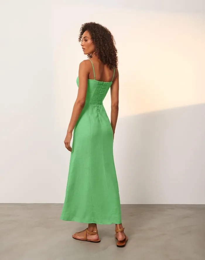 Women ViX Paula Hermanny Dresses Lilith Detail Long Dress 8211 Seaside
