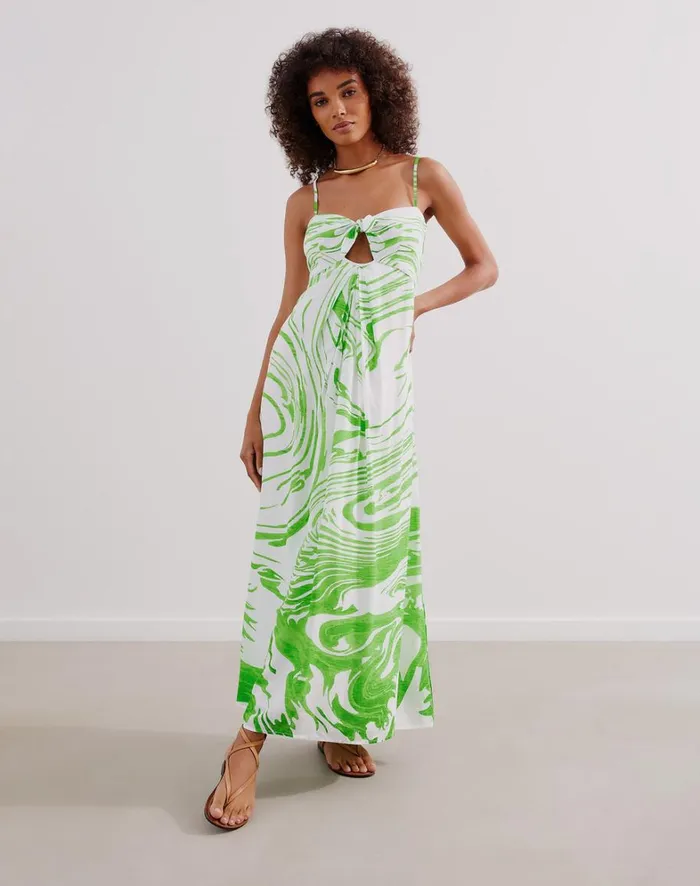 Women ViX Paula Hermanny Dresses Misty Long Dress 8211 Vertigo