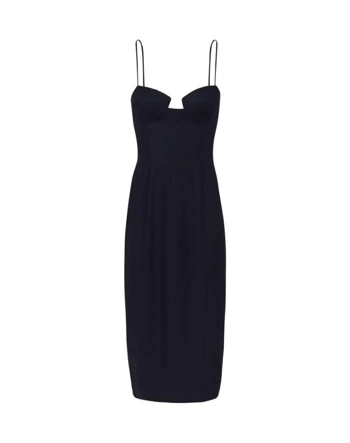 Women ViX Paula Hermanny Dresses Shan Midi Dress 8211 Black