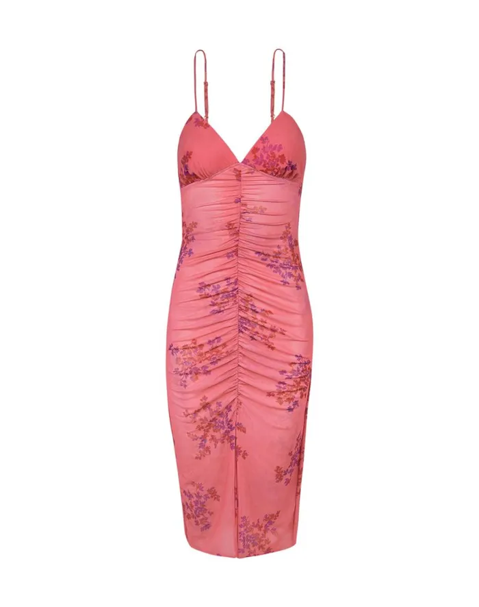 Women ViX Paula Hermanny Dresses Sheer Diana Midi Dress 8211 Lichia