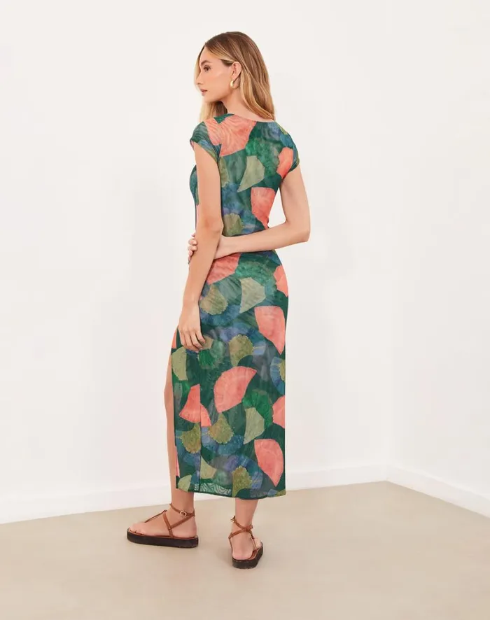 Women ViX Paula Hermanny Dresses Suzi Midi Dress 8211 Waterlily
