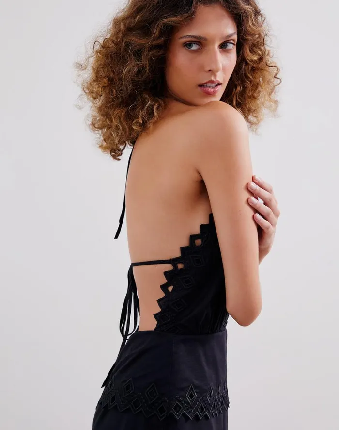Women ViX Paula Hermanny Dresses Tara Midi Dress 8211 Black