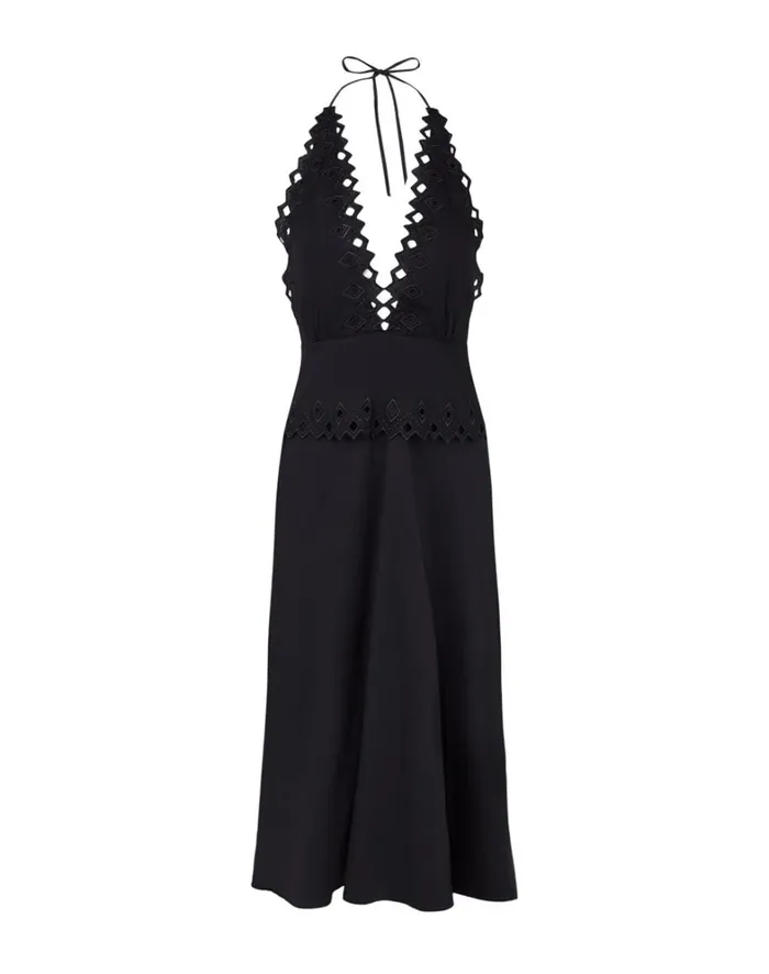 Women ViX Paula Hermanny Dresses Tara Midi Dress 8211 Black