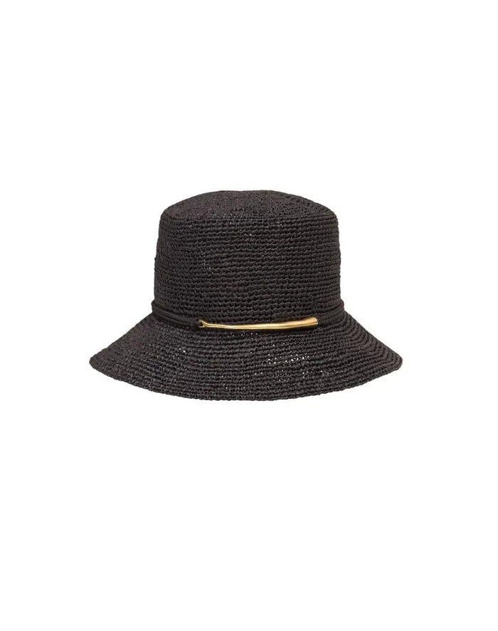 Women ViX Paula Hermanny Hats Bucket Hat 8211 Black