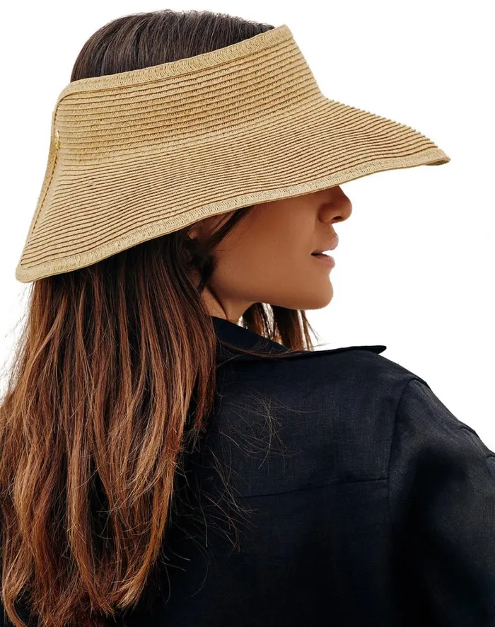 Women ViX Paula Hermanny Hats Visor 8211 Natural