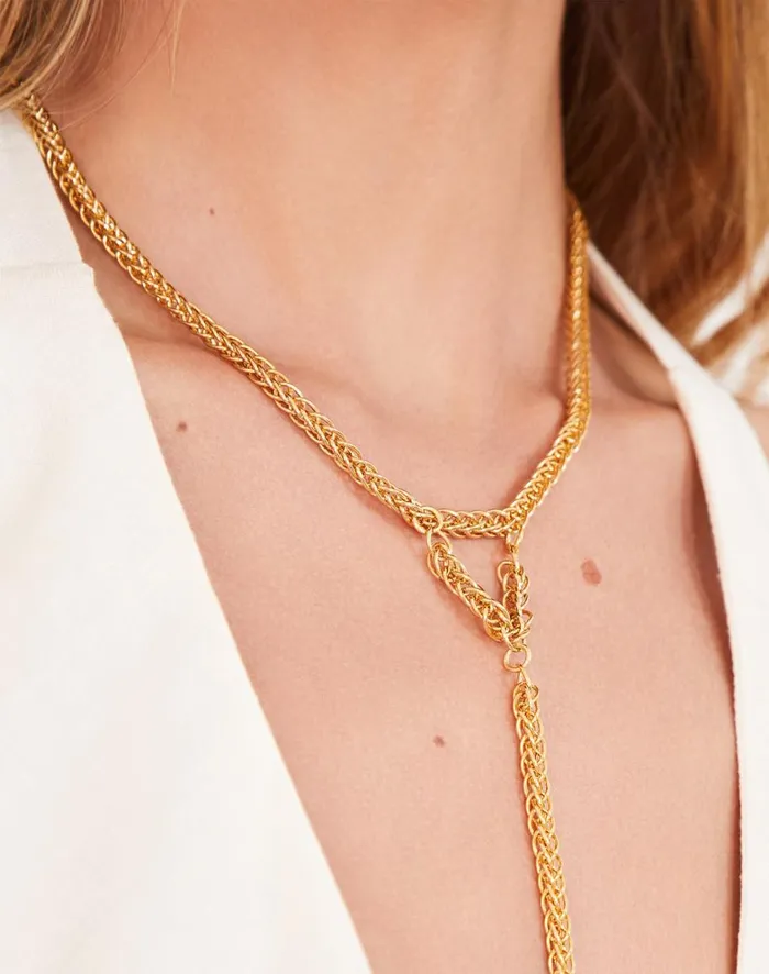 Women ViX Paula Hermanny Jewelry Zadar Necklace 8211 Gold