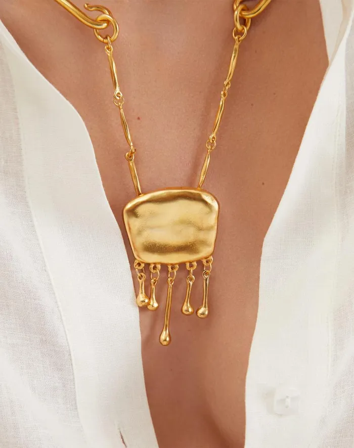 Women ViX Paula Hermanny Jewelry Zaya Collar 8211 Gold
