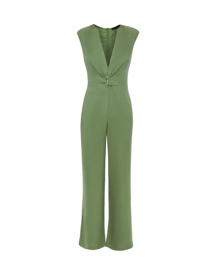 Women ViX Paula Hermanny Jumpsuits and Rompers Raika Detail Jumpsuit 8211 Aspen