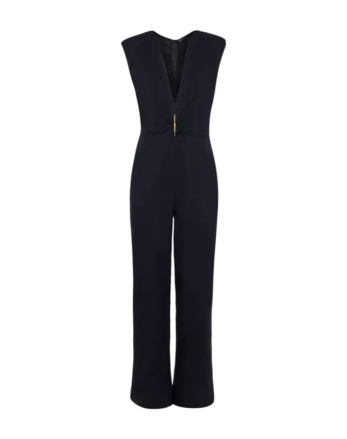 Women ViX Paula Hermanny Jumpsuits and Rompers Raika Detail Jumpsuit 8211 Black