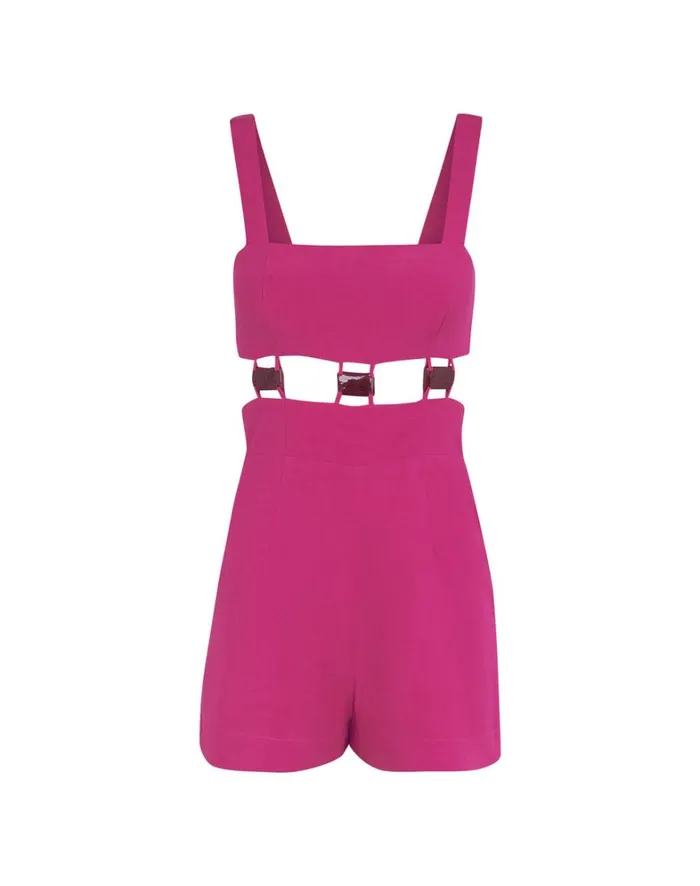 Women ViX Paula Hermanny Jumpsuits and Rompers Tuane Mini Jumper 8211 Bubblegum