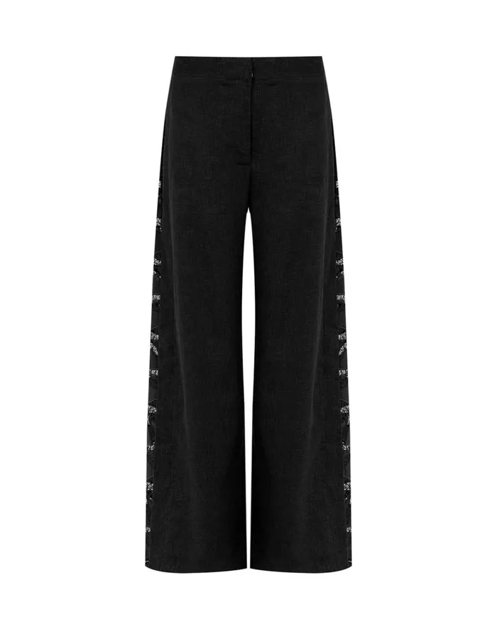 Women ViX Paula Hermanny Matching Sets Bree Pants 8211 Black