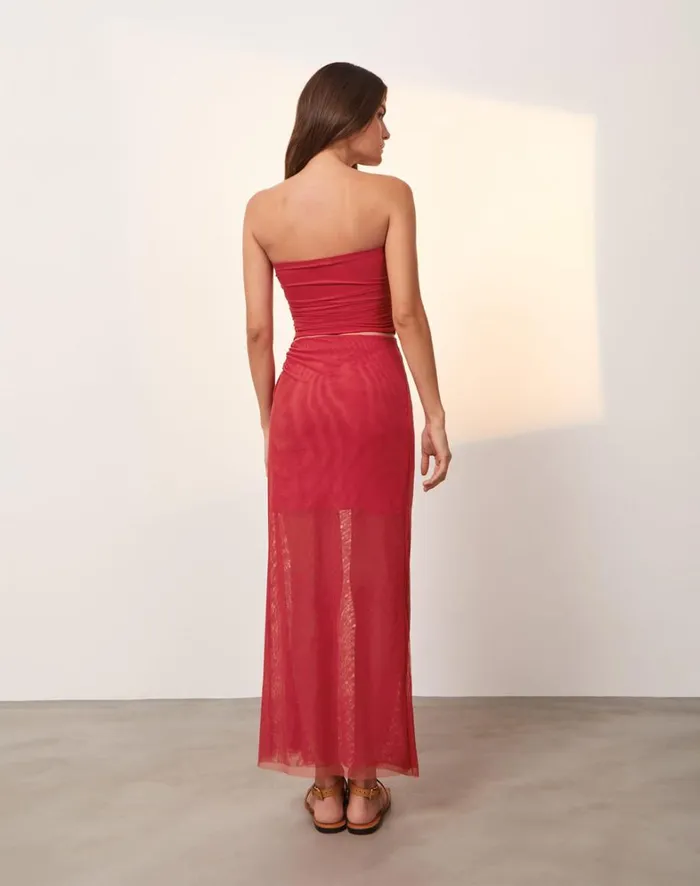 Women ViX Paula Hermanny Matching Sets Fae Top 8211 Red Poppy