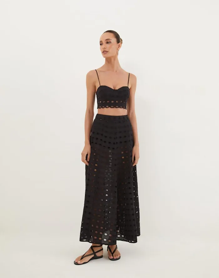 Women ViX Paula Hermanny Matching Sets Lauren Top 8211 Black