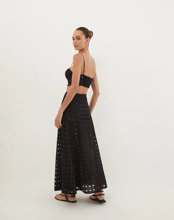 Women ViX Paula Hermanny Matching Sets Lauren Top 8211 Black