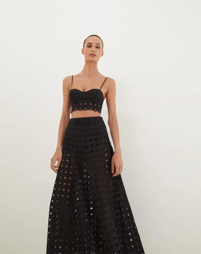 Women ViX Paula Hermanny Matching Sets Lauren Top 8211 Black