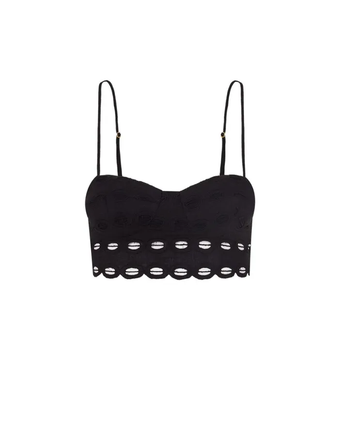 Women ViX Paula Hermanny Matching Sets Lauren Top 8211 Black