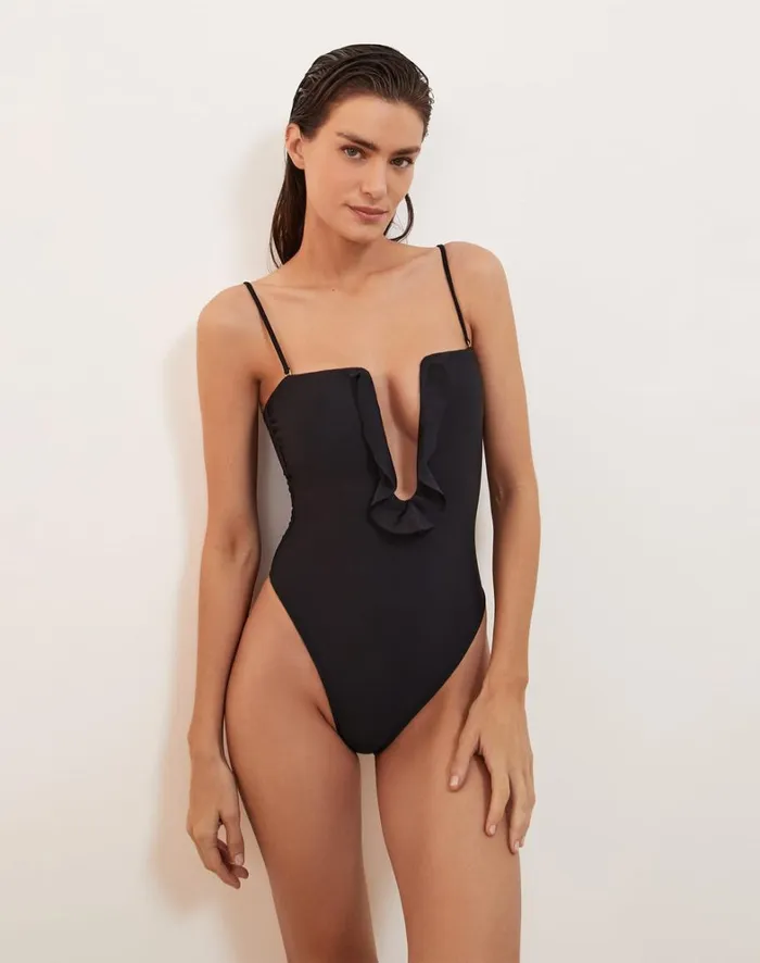 Women ViX Paula Hermanny One Pieces Chris One Piece 8211 Black