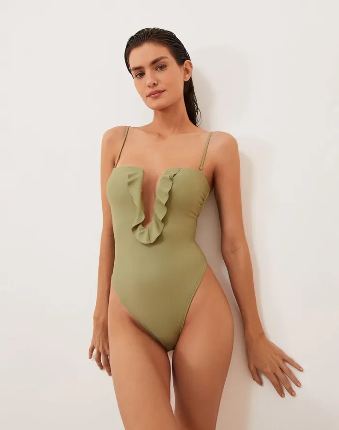 Women ViX Paula Hermanny One Pieces Chris One Piece 8211 Olivine
